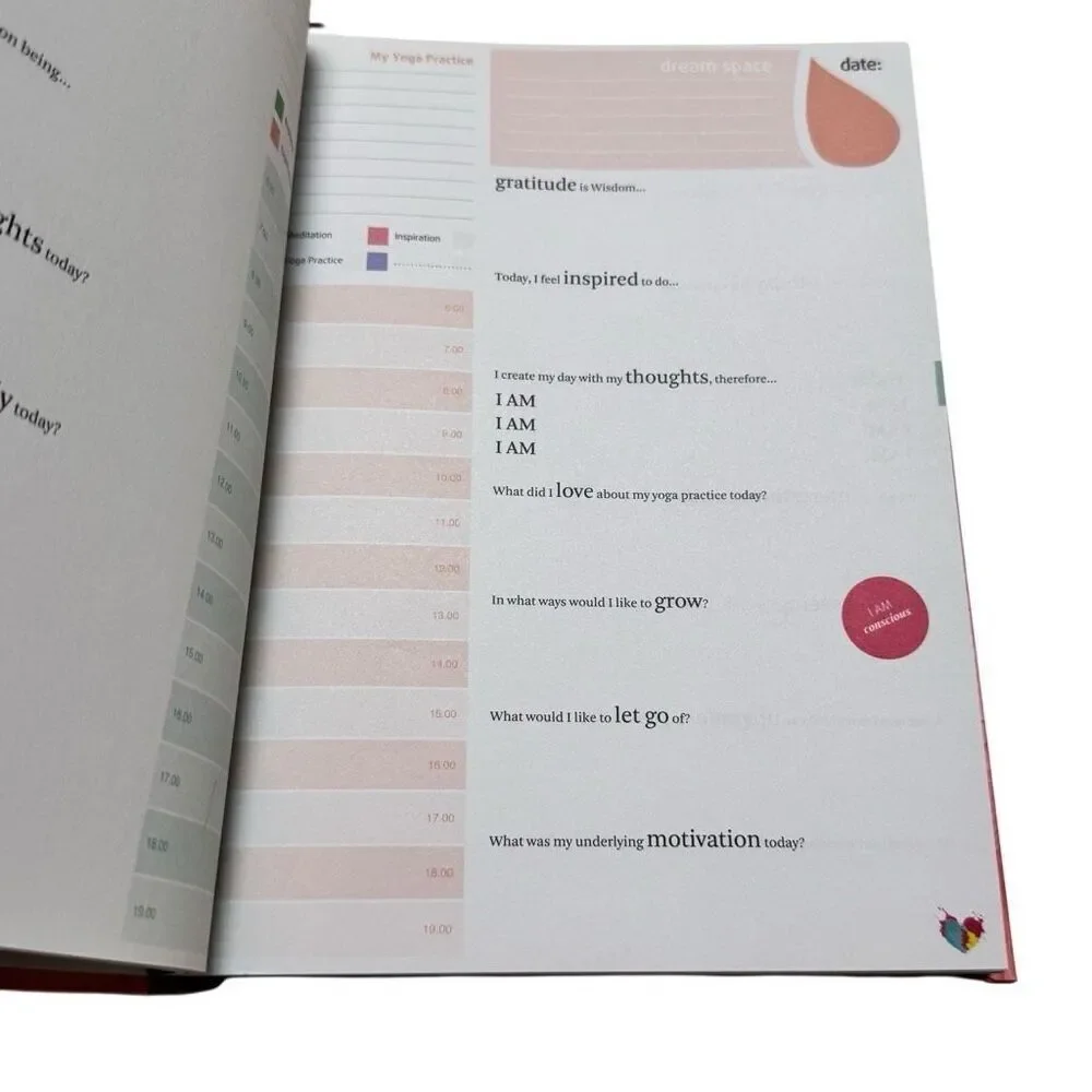 Dailygreatness Yoga Journal Bloom Limited Edition - Diary - NWOT